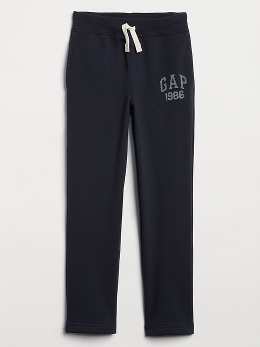 View large product image 1 of 1. Kids Gap Logo Fleece Pants