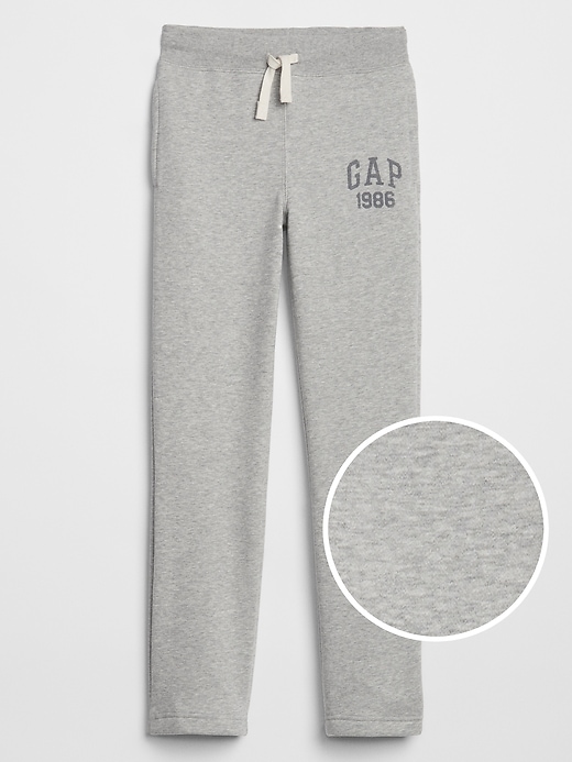View large product image 1 of 1. Kids Gap Logo Fleece Pants