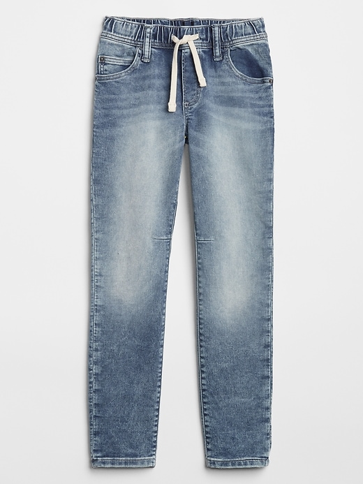 View large product image 1 of 2. Kids Pull-On Slim Jeans with Washwell