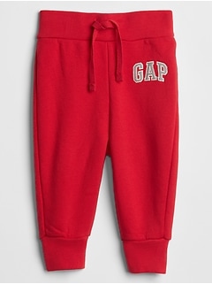 babyGap Logo Fleece Pants | Gap Factory