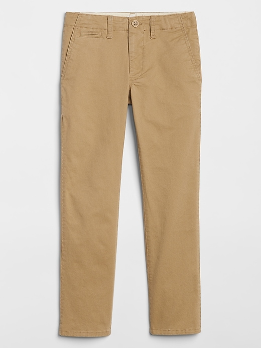 View large product image 1 of 4. Kids Uniform Lived-In Khakis with Stretch