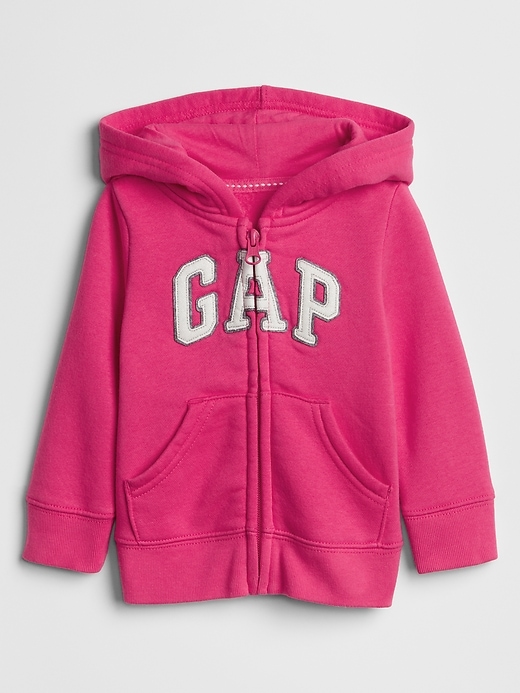 View large product image 1 of 1. babyGap Gap Logo Zip Hoodie