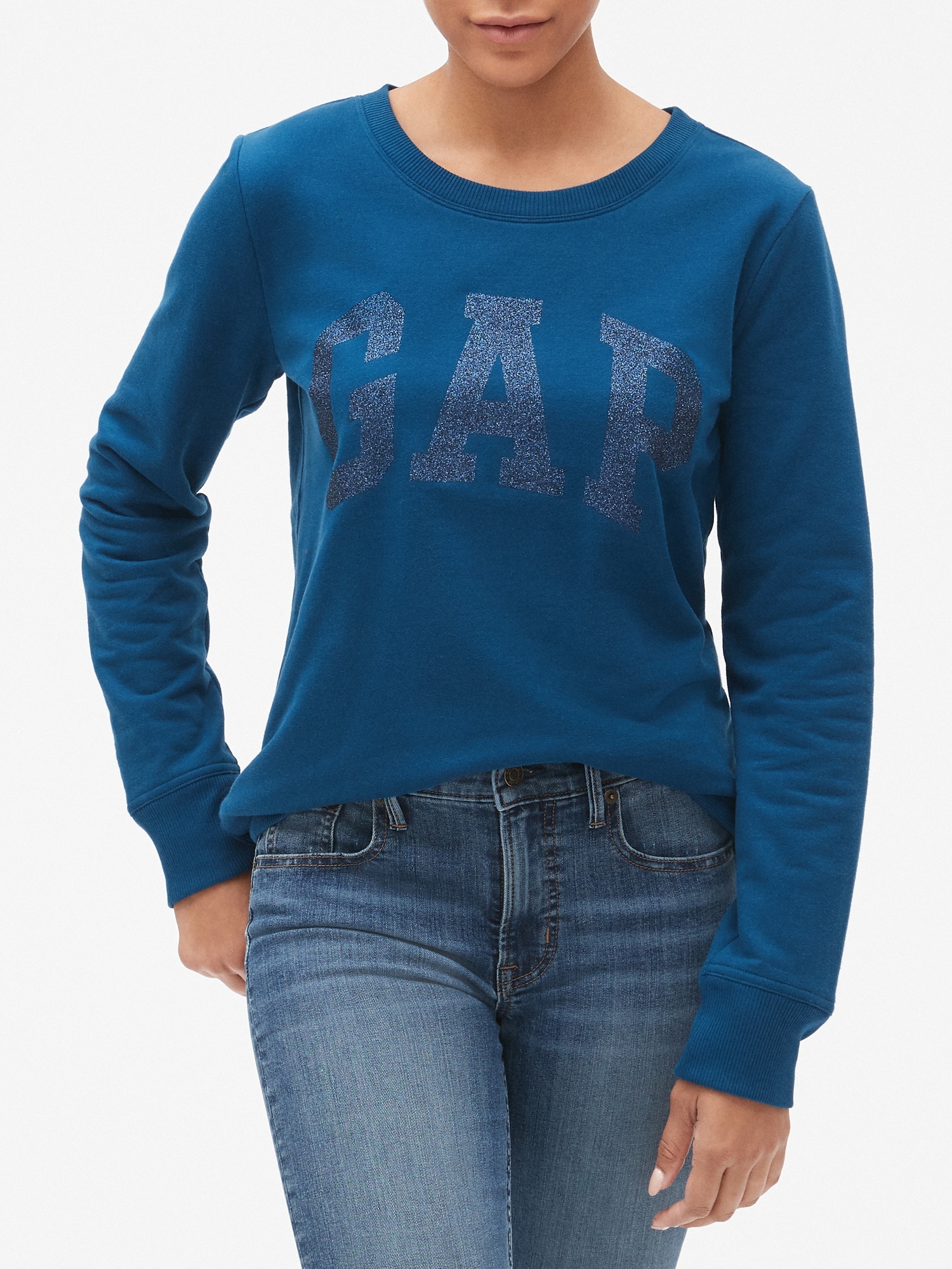 Gap glitter sweatshirt on sale