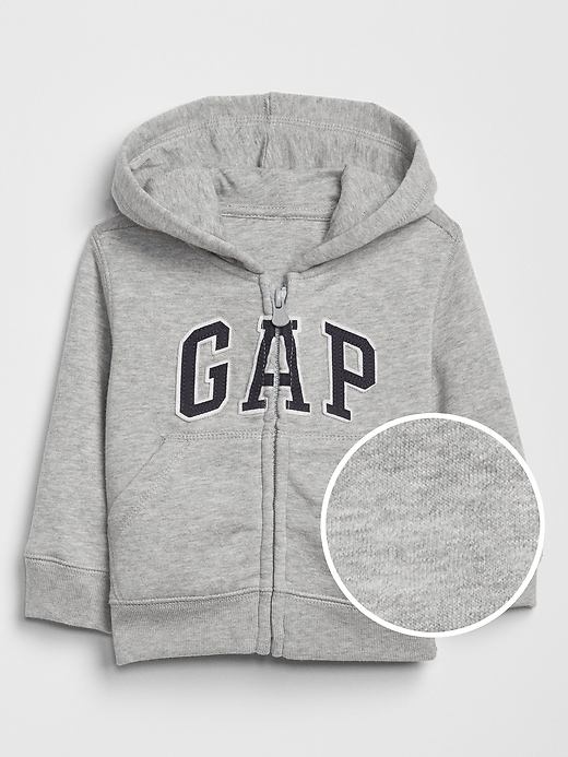 gap embroidered moletom com capuz