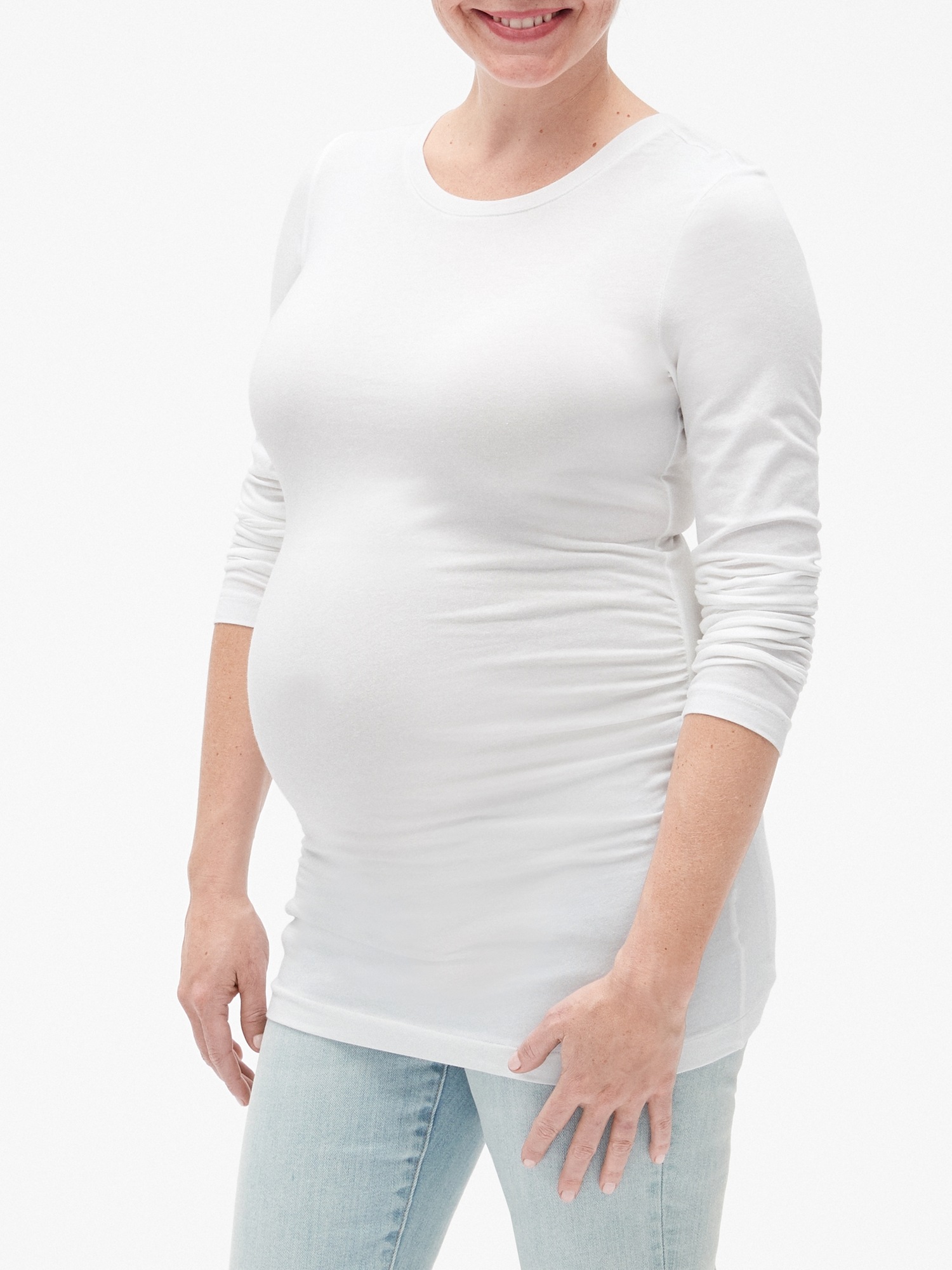 gap pure body long sleeve tee