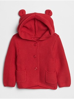 bear garter hoodie sweater
