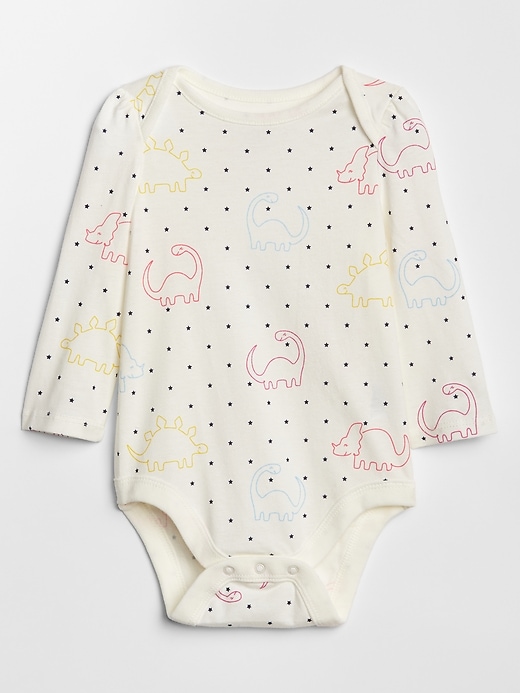View large product image 1 of 1. Baby Print Long Sleeve Bodysuit