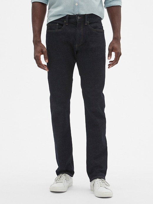Image number 3 showing, Wearlight Jeans in Straight Fit with GapFlex