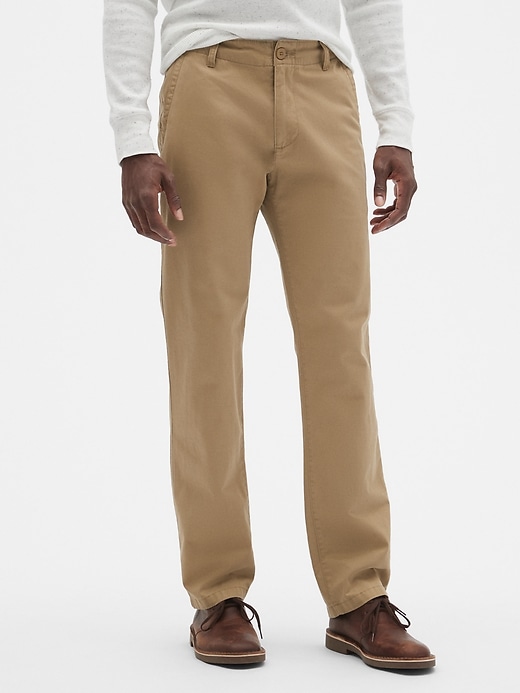 Lived-in straight khakis | Gap Factory