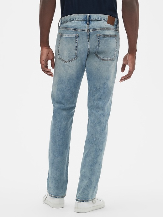 Image number 2 showing, Wearlight Destructed Jeans in Slim Fit with GapFlex