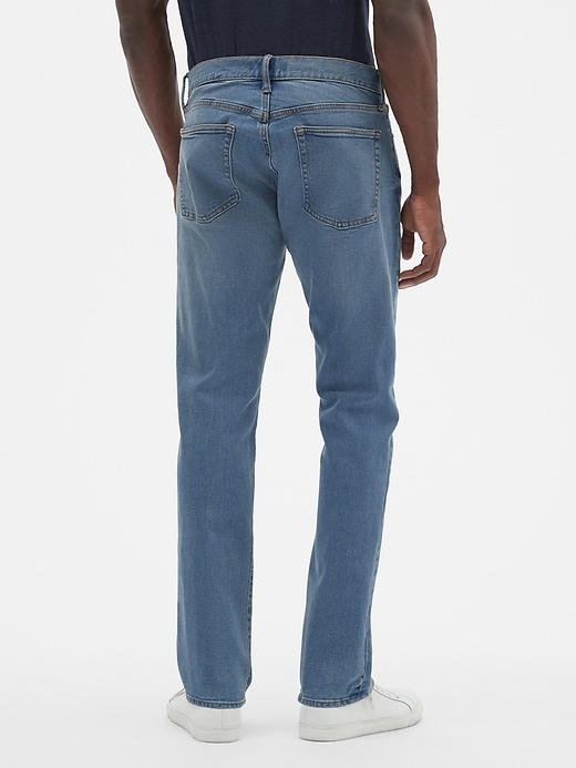 Image number 2 showing, Slim Straight Fit Jeans with Gap Flex