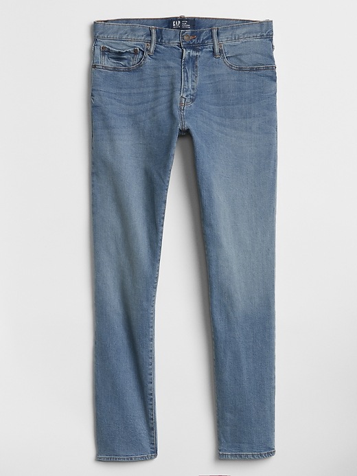 Image number 3 showing, Slim Straight Fit Jeans with Gap Flex