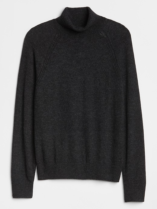 Image number 3 showing, Turtleneck Pullover Sweater in Cotton Blend