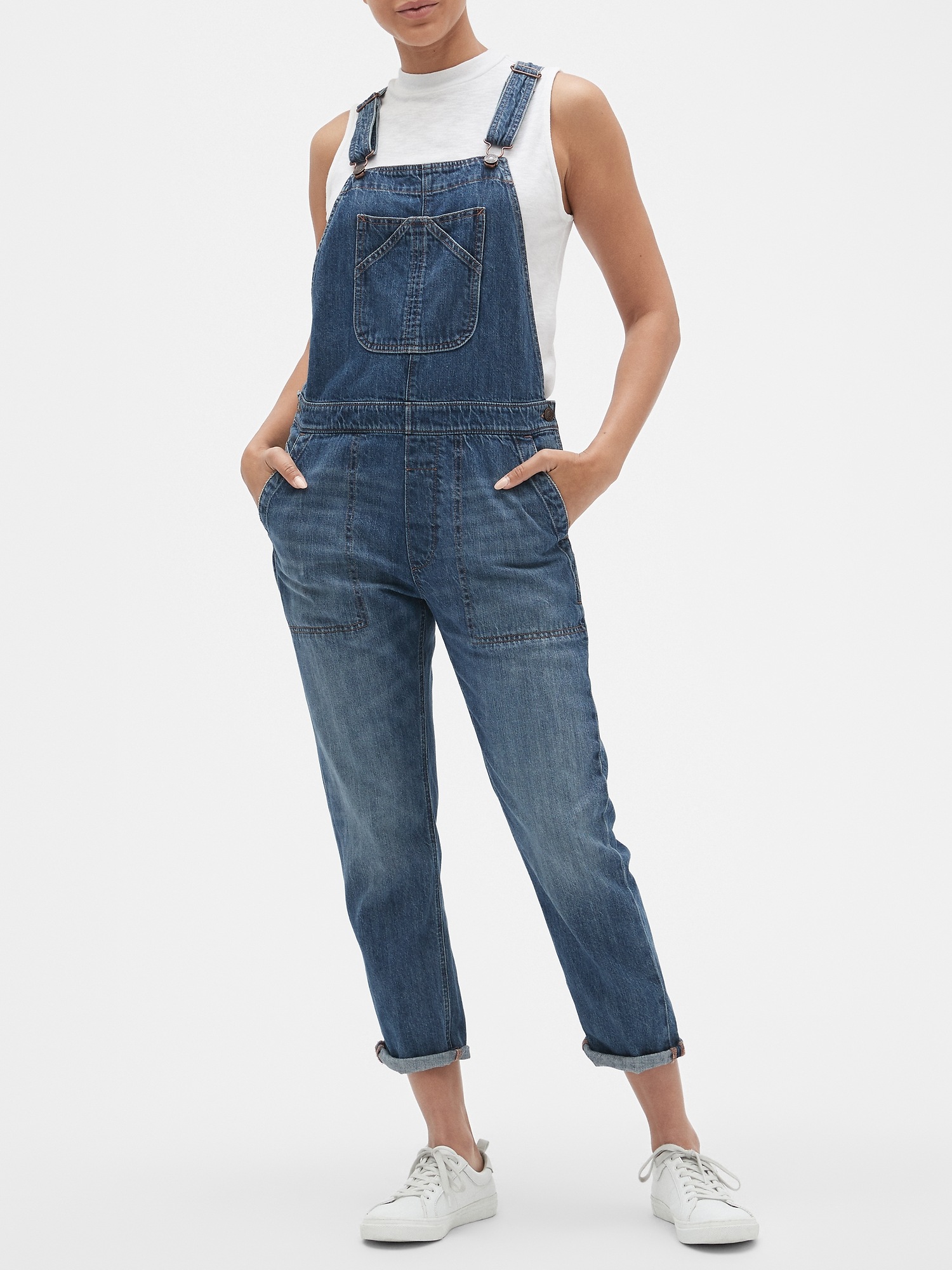 gap factory overalls