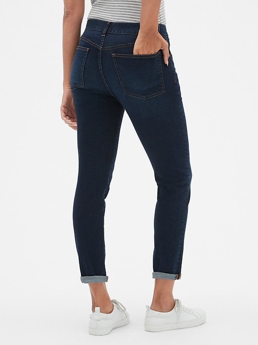 Girlfriend Jeans Jeans Femme Gap Buy Gap Blue Mid Rise Ankle