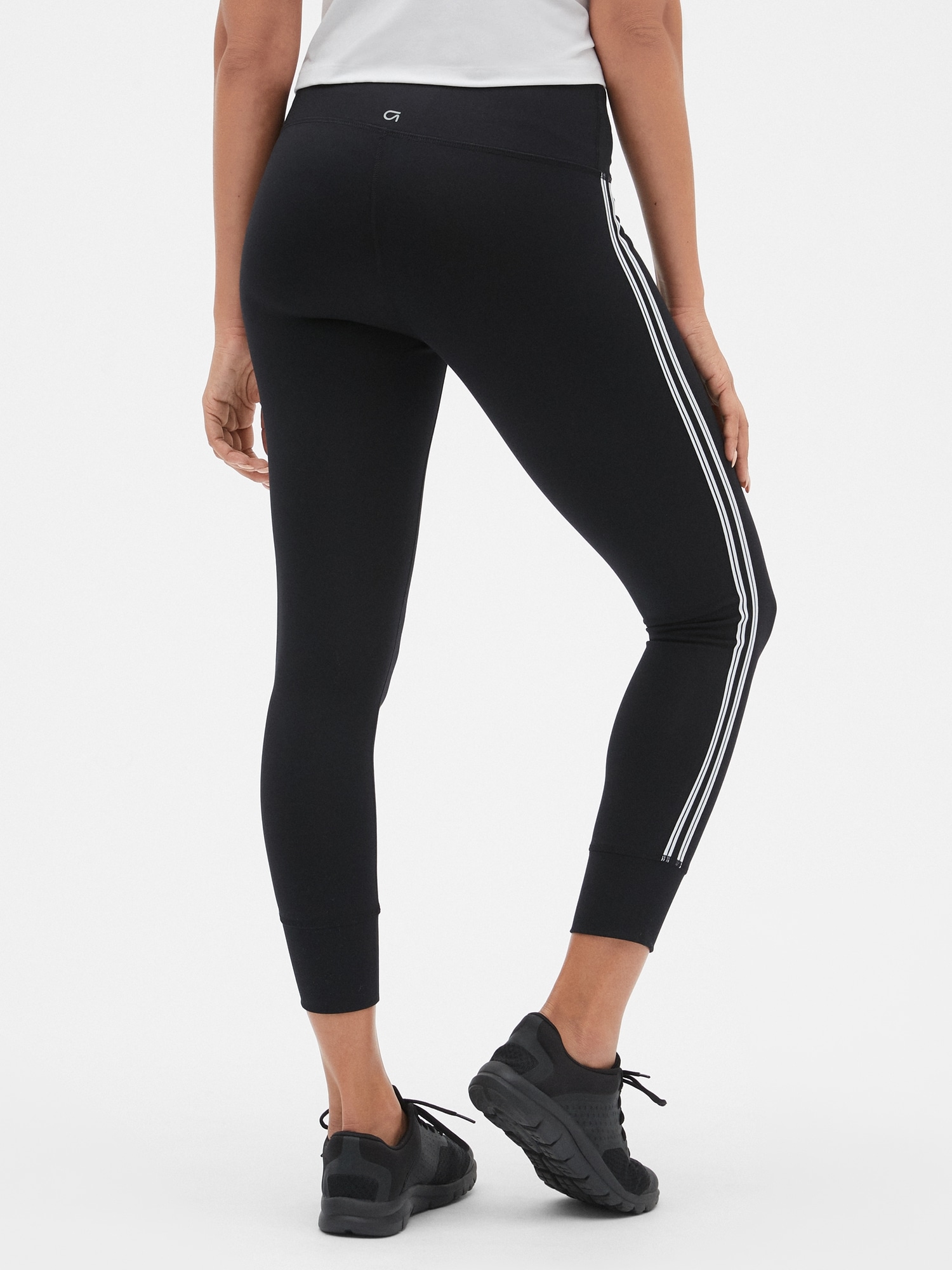 Gapfit Drawcord Side Stripe Leggings Gap Factory
