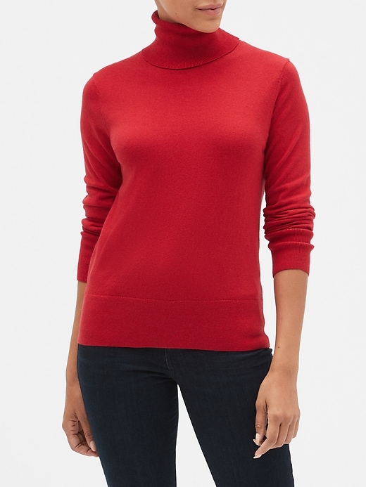 View large product image 1 of 1. Mockneck Pullover Sweater