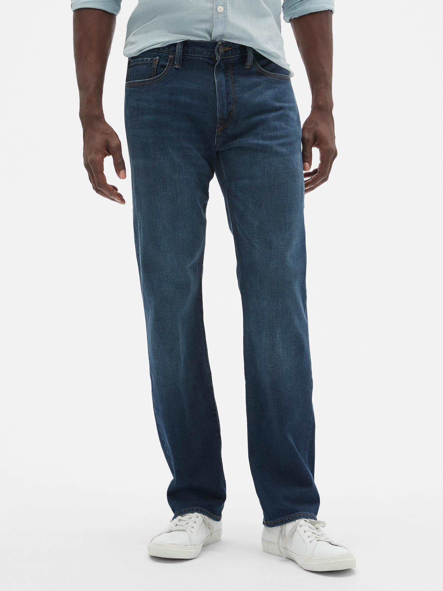 Straight Gapflex Jeans with Washwell™