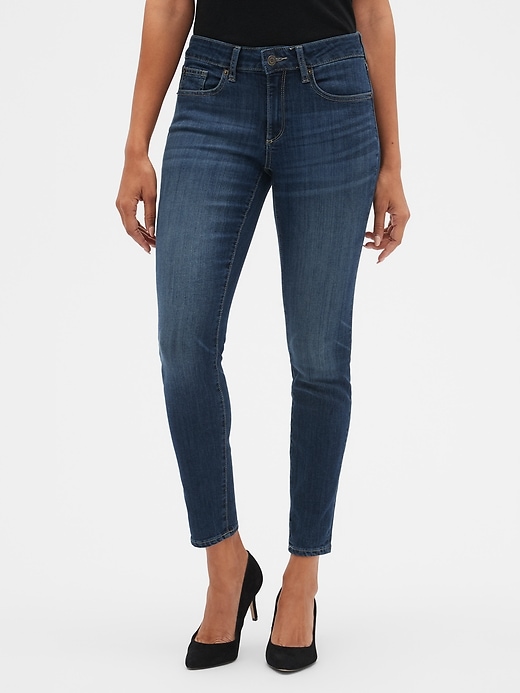 Image number 1 showing, Mid Rise Curvy True Skinny Legging Jeans