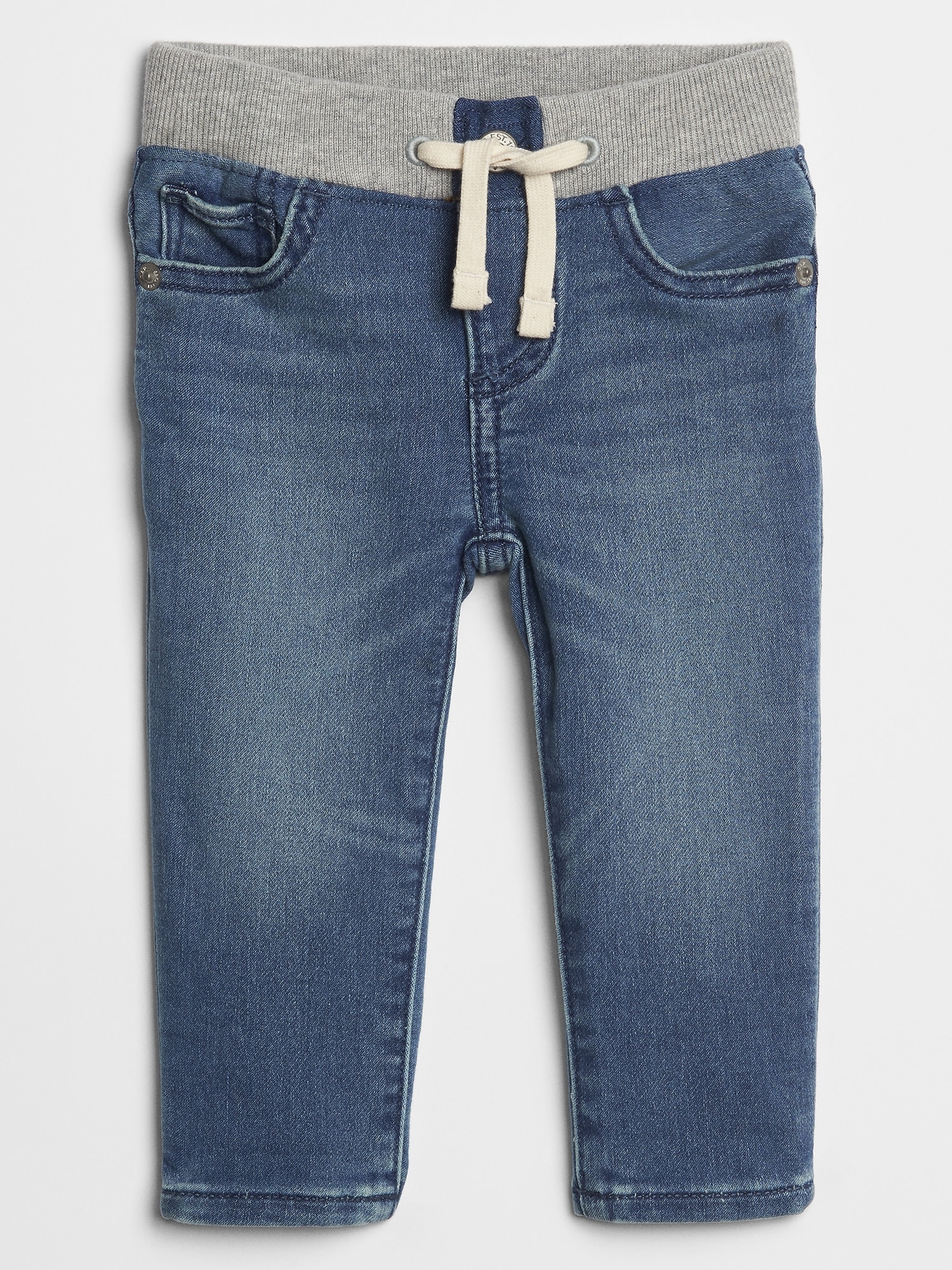 Baby Pull-On Slim Jeans With Washwell™ | Gap Factory
