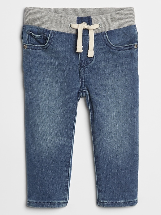 Baby Pull-On Slim Jeans With Washwell&#153