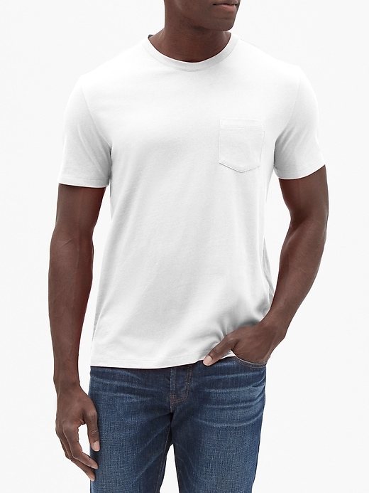 Image number 4 showing, Everyday Crewneck Pocket T-Shirt