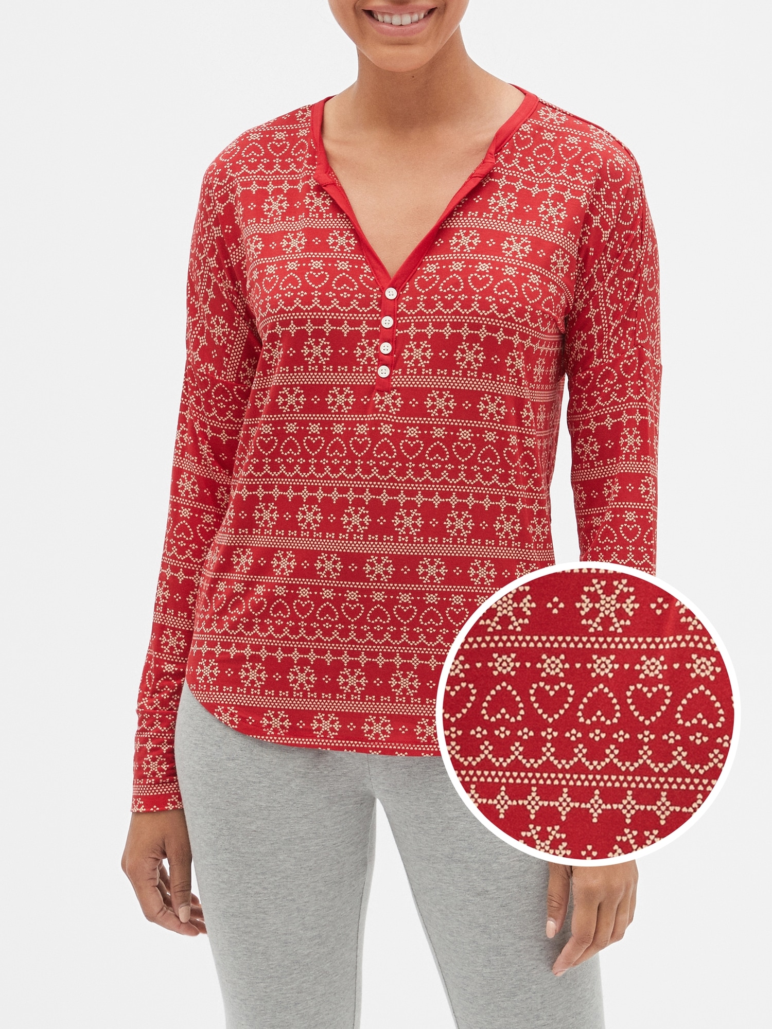 Long Sleeve Sleep T Shirt Women