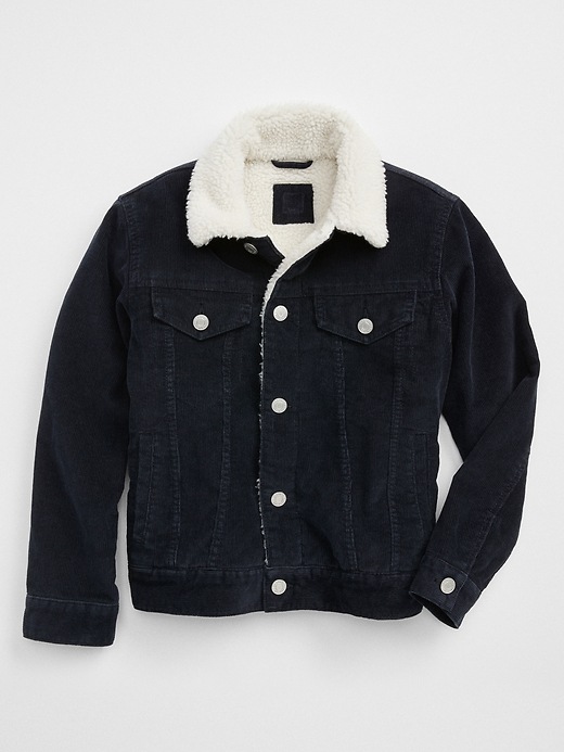 Image number 2 showing, Sherpa-Lined Cord Jacket