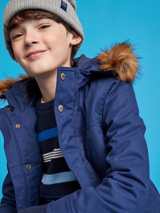 Image number 1 showing, Kids Utility Parka