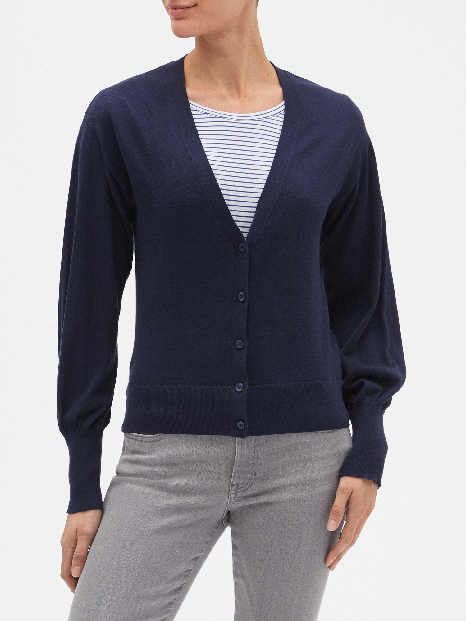 カーディガン balloon sleeves cardigan Kimchi Blue Delilah Balloon Sleeve Cardigan | Urban Outfitters