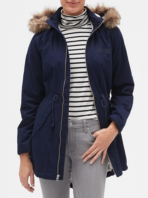 Sherpa-Lined Parka | Gap Factory