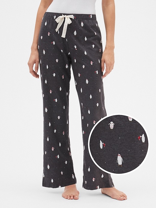 Print flannel pj pant gap factory