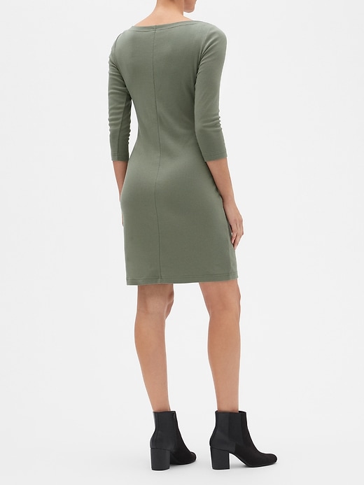 Image number 2 showing, Modern Boatneck Dress