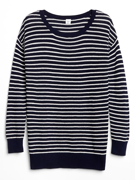 Image number 3 showing, Stripe Crewneck Sweater Tunic
