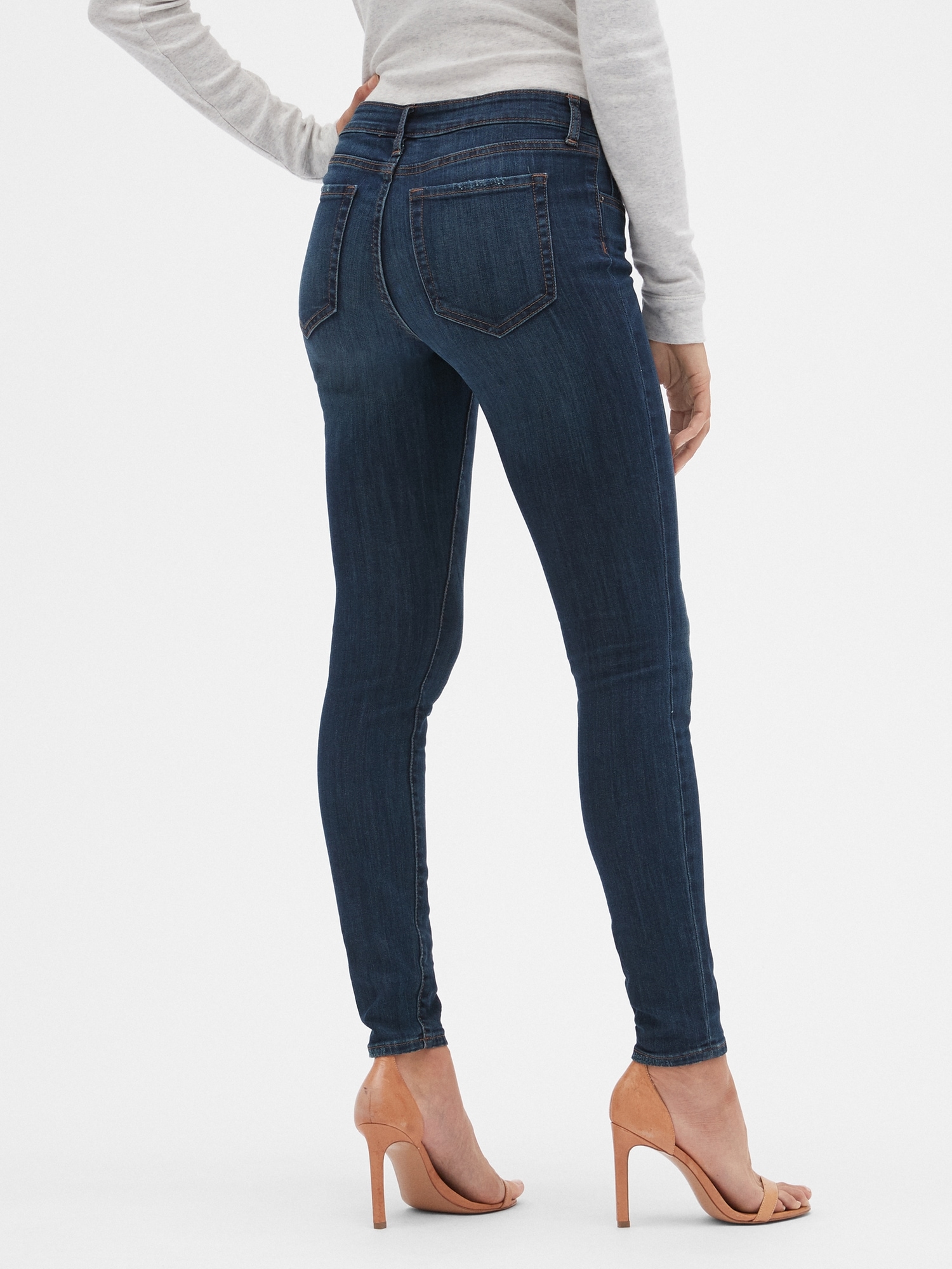 low rise jean leggings