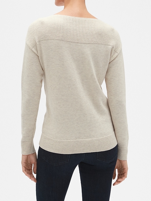 Image number 2 showing, Pullover Boatneck Sweater