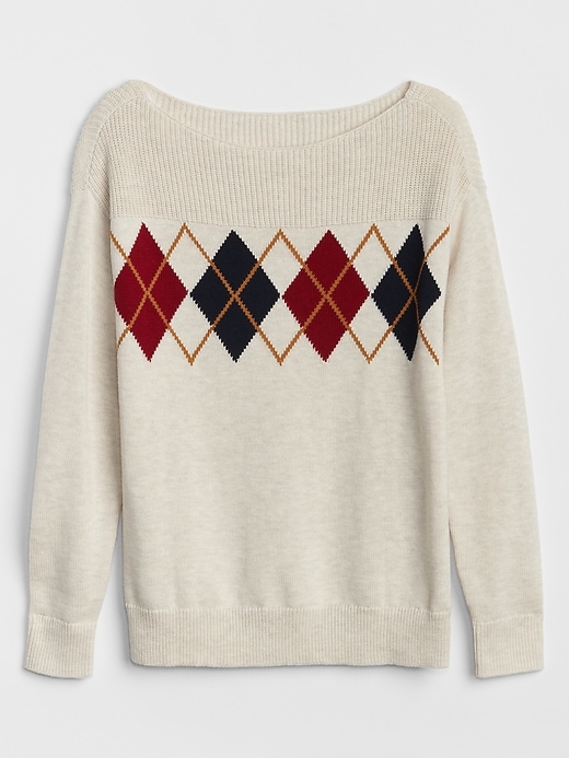 Image number 3 showing, Pullover Boatneck Sweater