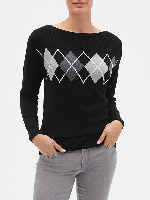 Image number 4 showing, Pullover Boatneck Sweater