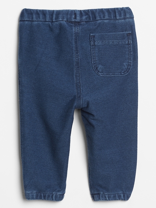 Image number 2 showing, Baby Pull-On Denim Joggers