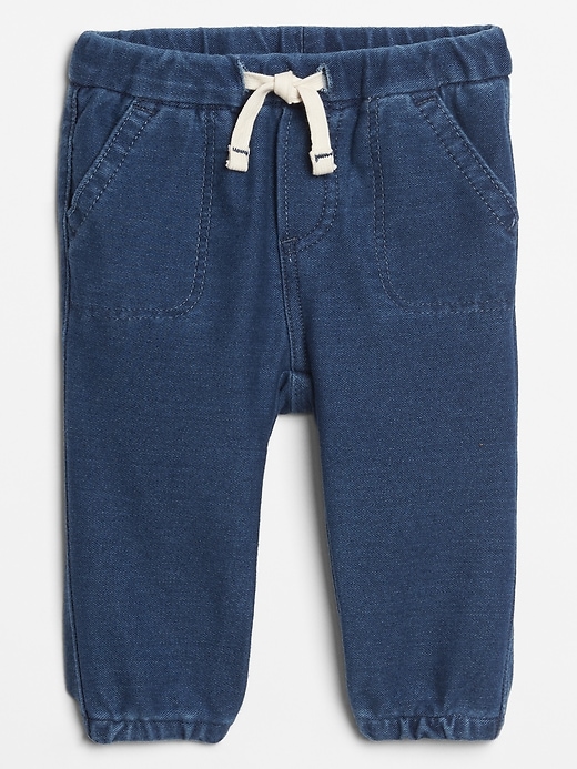 Image number 1 showing, Baby Pull-On Denim Joggers