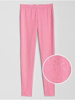 Kids Sparkle Leggings in Stretch Jersey 