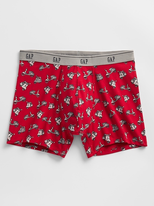 View large product image 1 of 1. 4" Print Boxer Briefs