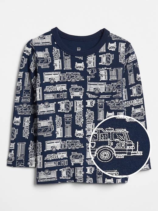 View large product image 1 of 1. Toddler Pocket Long Sleeve T-Shirt