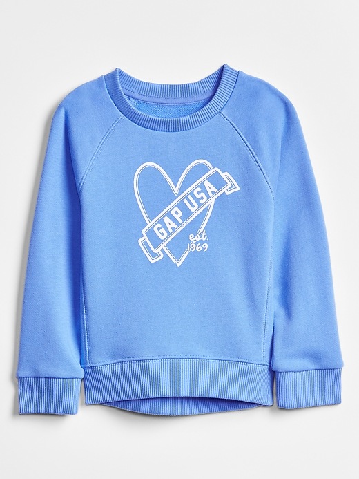 Toddler Graphic Crewneck Sweatshirt in French Terry Gap Factory