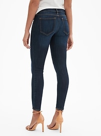 View large product image 3 of 3. Mid Rise Legging Skimmer Jeans