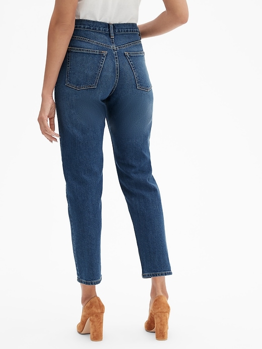 Image number 2 showing, High Rise Mom Jeans