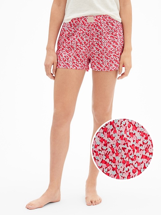 Image number 6 showing, 2.5" Print Shorts in Poplin
