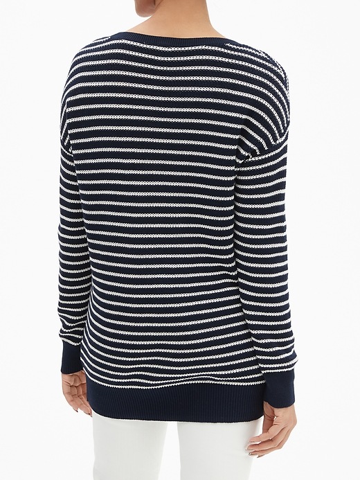 Image number 2 showing, Stripe Crewneck Sweater Tunic