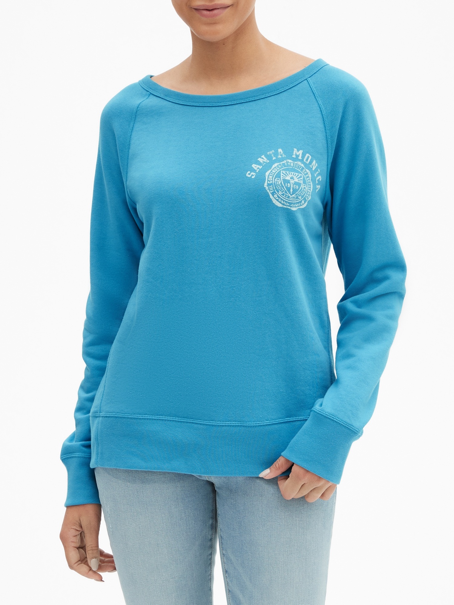 Vintage Soft Graphic Pullover Sweatshirt in French Terry Gap Factory