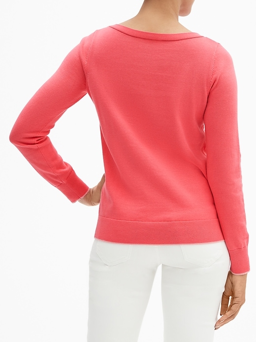 Image number 2 showing, Boatneck Pullover Sweater